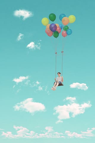 balon uçuş fly baloon salıncak uçuş özgür mutlu fotoğrafçı prodüksiyon tasarım proje kretif creative çekim fotoğraf fotoğrafçı reklam photoshop retouch studyo